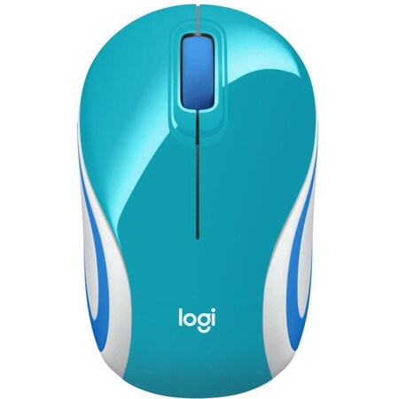 Logitech M187 Wireless Mini Mouse Teal 910005363